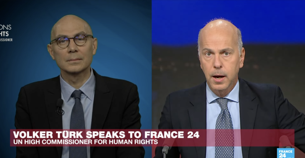 Situation in Gaza is 'apocalyptic', UN human rights chief tells FRANCE 24