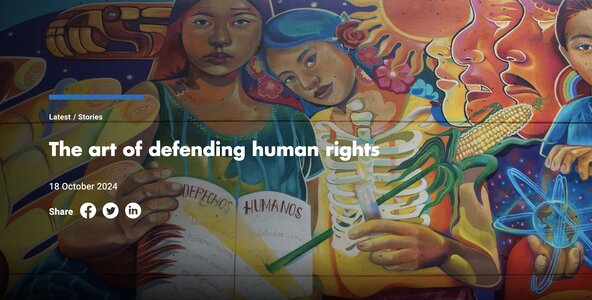 The Art of Defending Human Rights